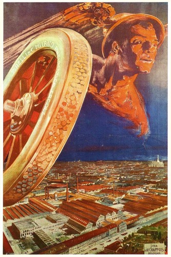 Poster vintage pirelli - vintage,