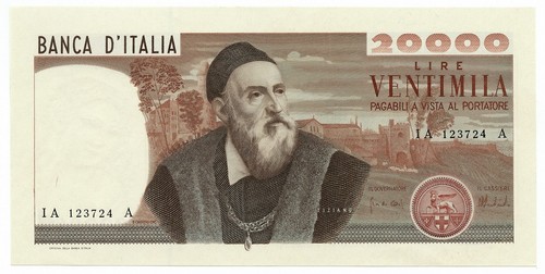 20000 lire banca italia - 20000,