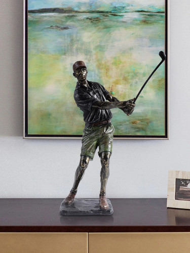 Statua golfista lusso - golfista,