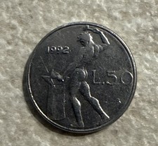 50 LIRE  PICCOLA - 1992 rara