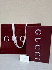 ?Authentic Gucci 32x20x11  Box Maroon with Original Paper Bag Excellent