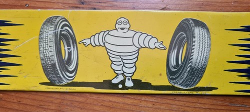 Plaque publicitaire michelin - plaque,