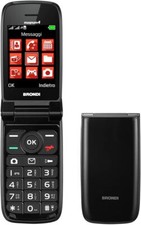 Brondi Magnum 4  Telefono Cellulare Maxi Display, Tastiera GRANDE 1.3 MP, BLACK 
