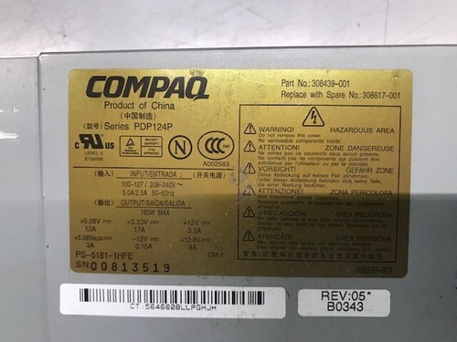 Alimentatore d530 small - alimentatore, hp