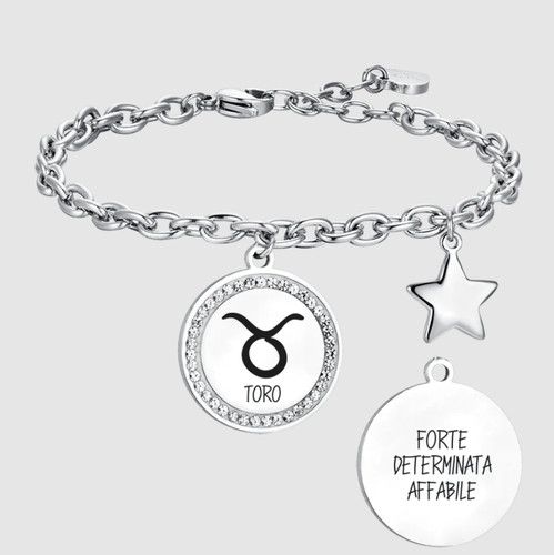 Bracciale luca barra acciaio - barra,