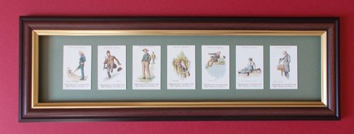 Framed cigarette cards 7 - framed,