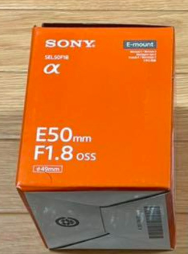 Sony sel50f18 obiettivo - sony, sel50f18-b