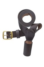 Brown Leather Flag Pole Belt