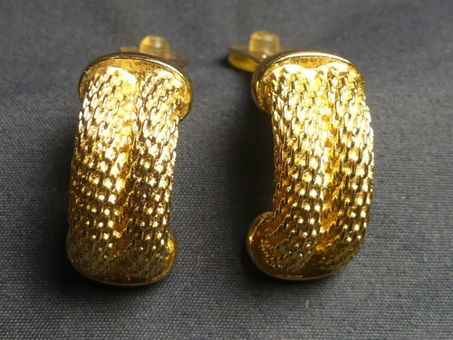 Orecchini clip vintage - a,