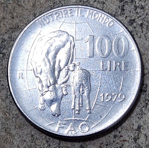 Italy 100 lire coin - 100,