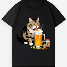 Funny "Cat Beer" Maine Coon