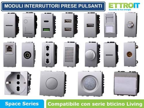 Moduli prese interruttori - moduli,