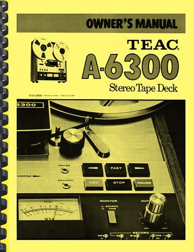 Teac 6300 reel tape - reel, to
