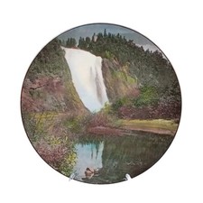 PIATTO D'ARTE PORCELLANA INGLESE ROYAL DOULTON MONTMORENCY FALLS