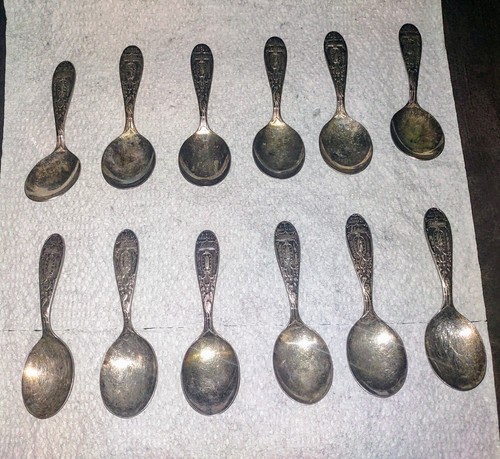 Cucchiaini neonato vintage - 12,