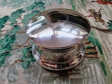 Portagioie inglese originale d'epoca in argento 925 marchiato e firmato.