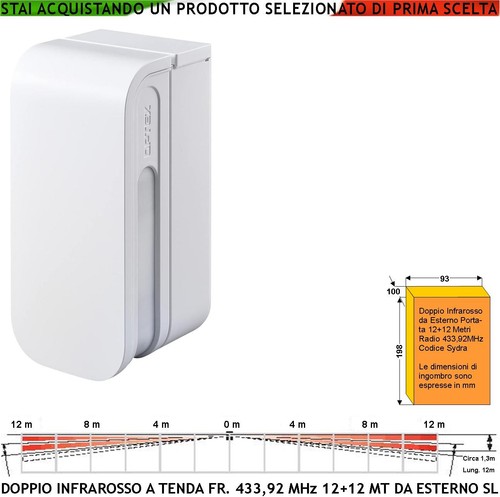 Doppio sensore infrarosso - doppio,