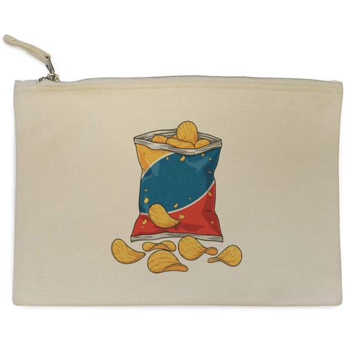 Borsa pochette tela open - borsa,