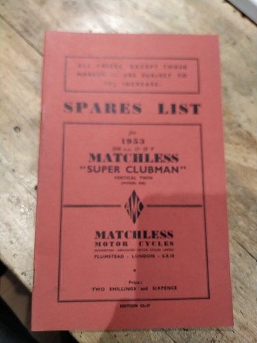Matchless super clubman - g9,