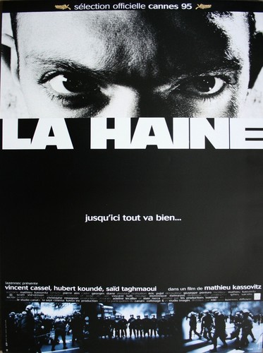 Haine affiche cinéma - la,