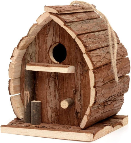 Casetta per uccelli legno - uccelli,