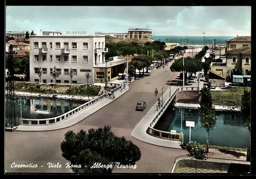 Cartolina cesenatico viale - cartolina,