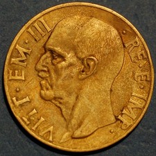 Italy 10 Centesimi 1940