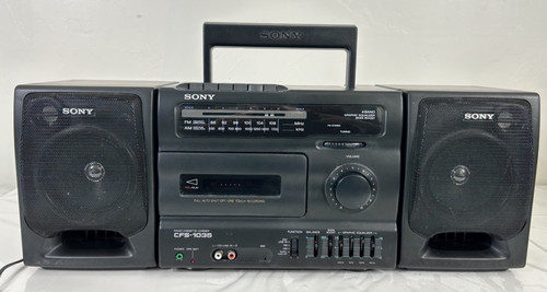Sony cfs 1035 - sony, cfs-1035