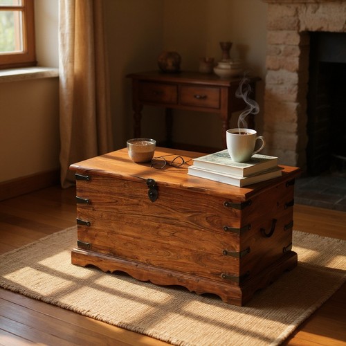 Grande baule legno - grande, massello
