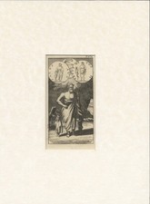 ESCULAPIO , incisione a bulino