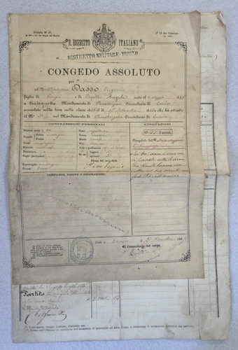 Regio esercito congedo - regio,