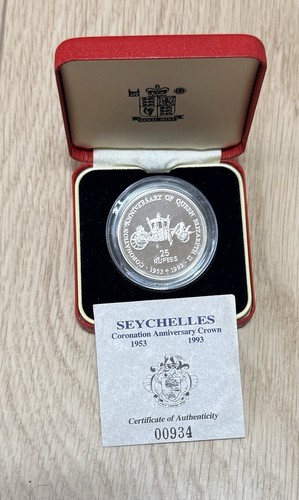 Moneta argento seychelles - argento,