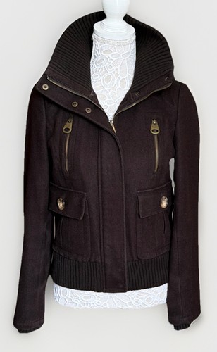 Zara basic misto lana marrone - lana,