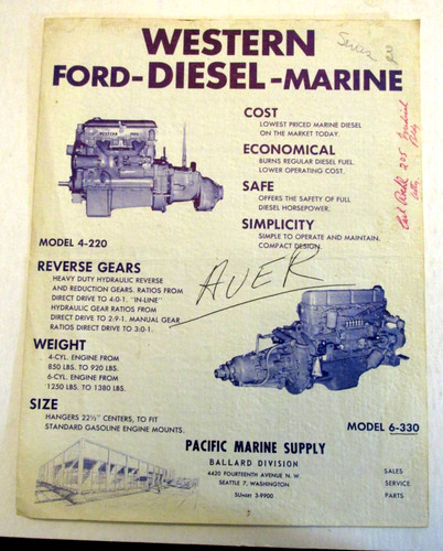 Brochure vendita vintage