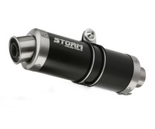 Terminale Scarico Storm By Mivv Gp Black Acciaio Nero KTM RC 390 2021 > 2023