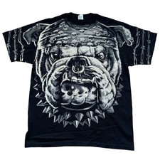 t shirt blu liquido toro cane