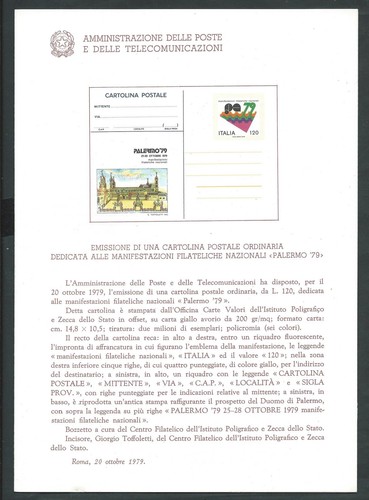 1979 italia bollettino - italia,