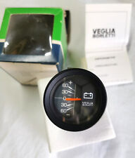 Ampere battery gauge instrument -60 +60 VEGLIA BORLETTI (NOS) Manometro nuovo