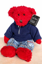 Peluche orsacchiotto rosso