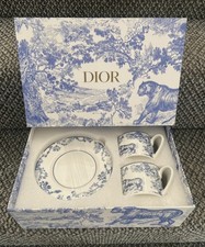 Dior Blue Toile de Jouy Set di