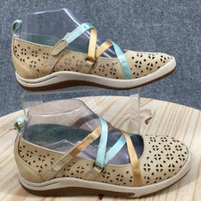 Jambu Shoes Womens 6 M Willow Mary Jane Brown Leather Slip On Casual WJ15WL004