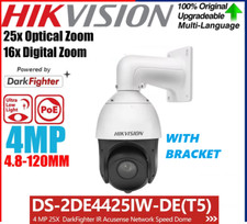 Hikvision DS-2DE4425IW-DE (T5) 4MP 25X Zoom Dark Fighter POE PTZ IP Speed Camera