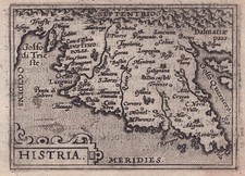 ISTRIA Croatia 1595 ORTELIUS