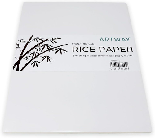 Carta riso bianco - di, riso,