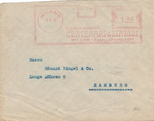 Italia 1932 busta affrancatura - italia,