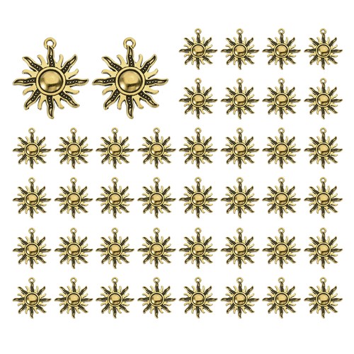 Sole ciondolo 50pz lega - sole,