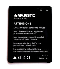 Batteria originale per Majestic Crono 44 e 54, 1900 mAh 3.7V