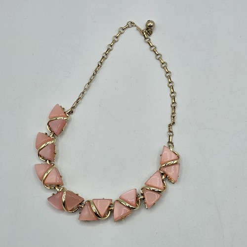 Collana girocollo rosa - , vintage