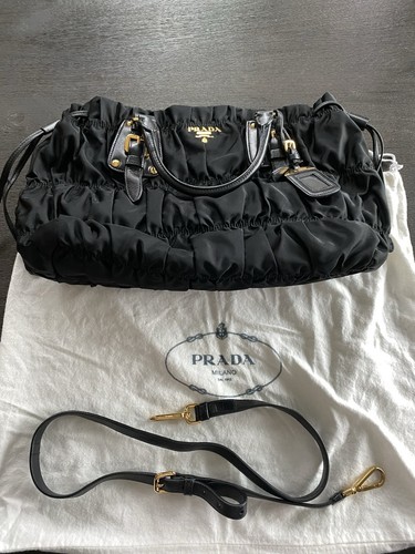 Borsa shopping prada tessuto - shopping,