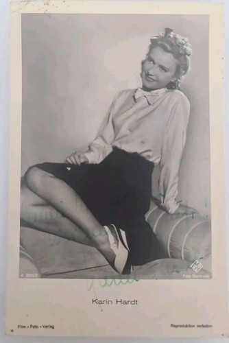 Karin hardt autografo firmato - karin,